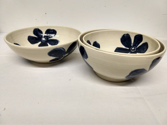 Blue Flower Bowl set