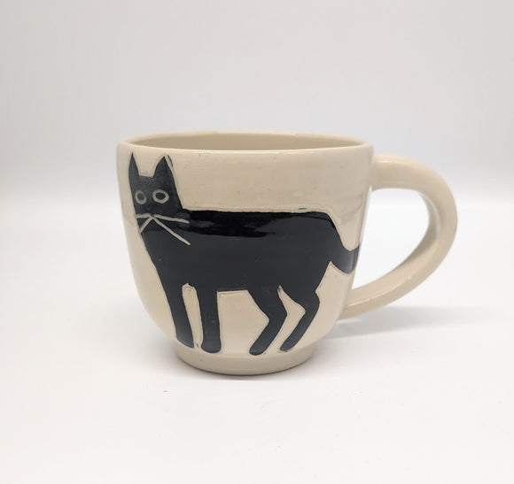 Special Glaze Sasha cat mug (Standing cat pose)