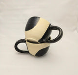 Black and White Colour Block Cups