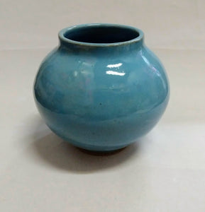 Translucent Blue Mini Moon pot