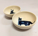 Small Standing Sasha Cat Gelato Bowls