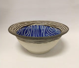 Water and Wood Pattern Bowl