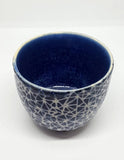 Sake Set in Blue Broken Triangle Pattern